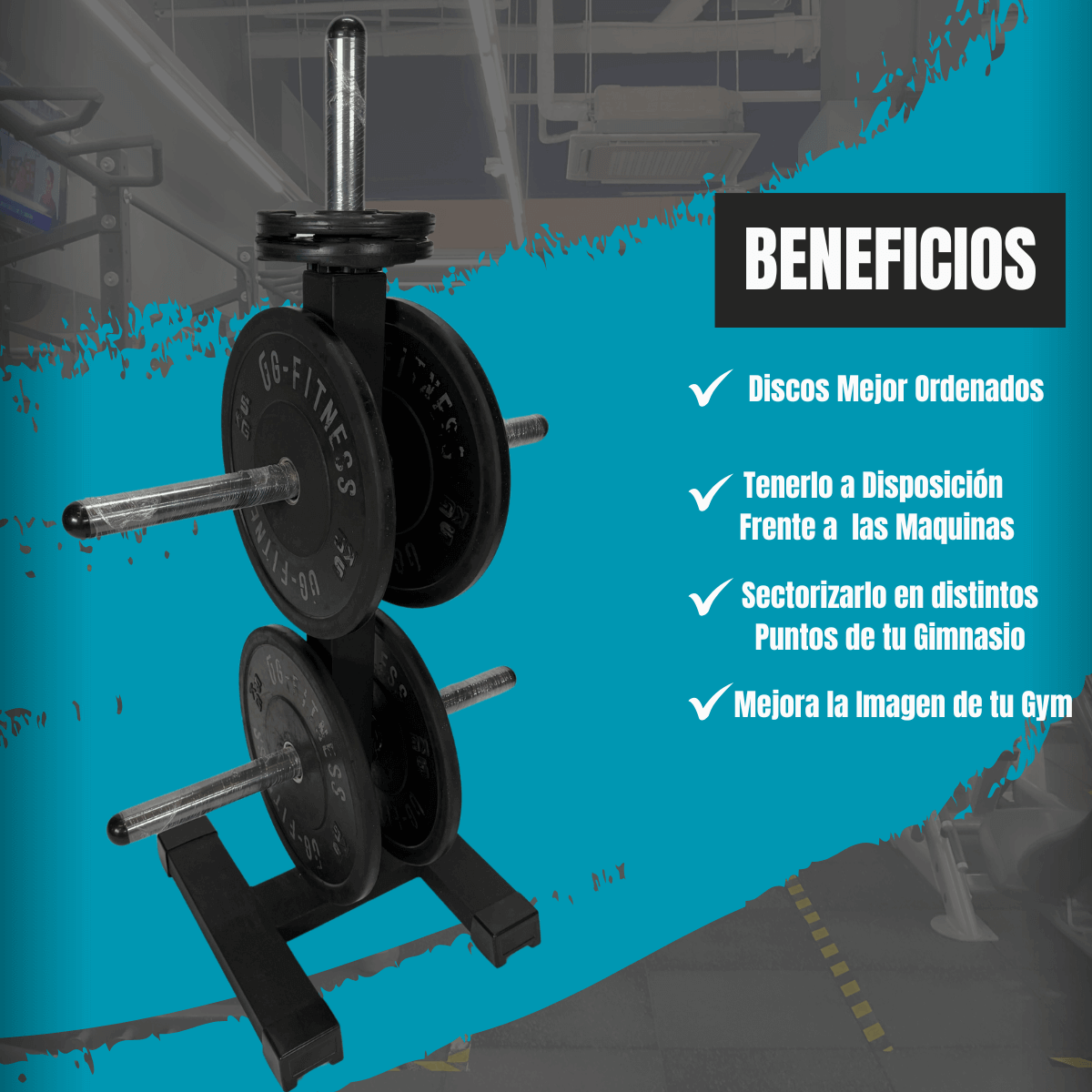 PINO PORTA DISCOS 5 NIVELES